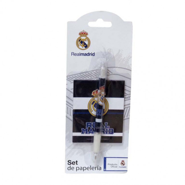 SET BOLI Y BLOCK NOTAS REAL MADRID