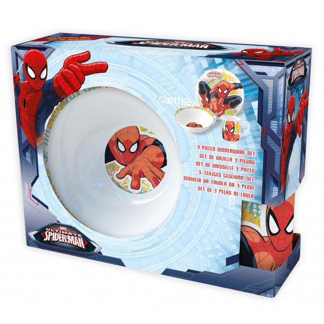 SET CERÁMICA 3 PCS. SPIDER-MAN (CUENCO, PLATO Y TAZA) 2