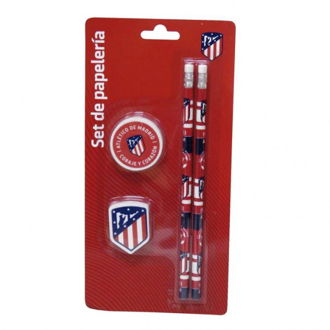 SET PAPELERÍA 4 PCS. ATLÉTICO DE MADRID 27X15 CM.