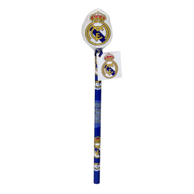LÁPIz CON GOMA ESCUDO REAL MADRID