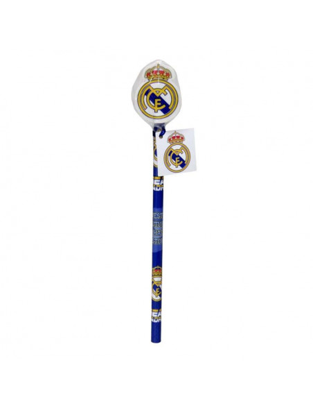 LÁPIz CON GOMA ESCUDO REAL MADRID