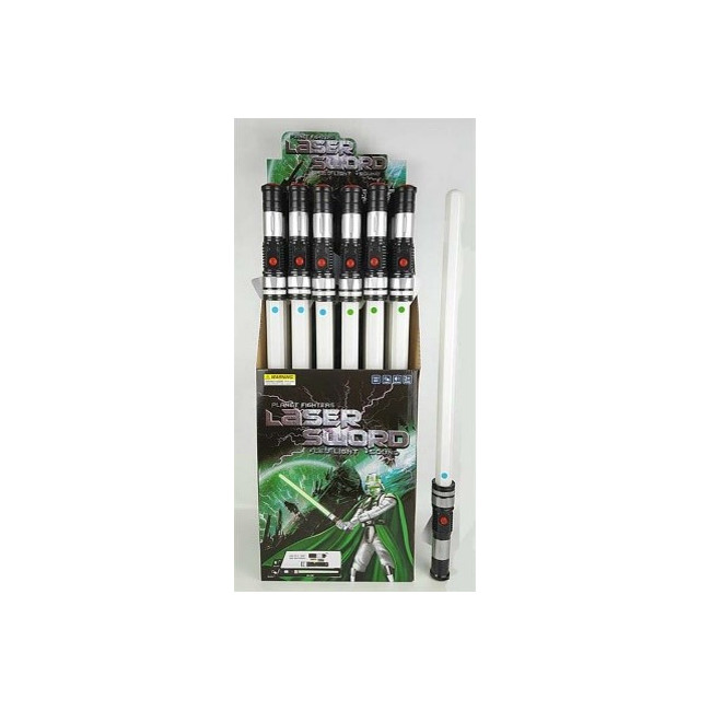 EXP. 24 ESPADAS LASER BLANCAS CON LUZ Y SONIDO