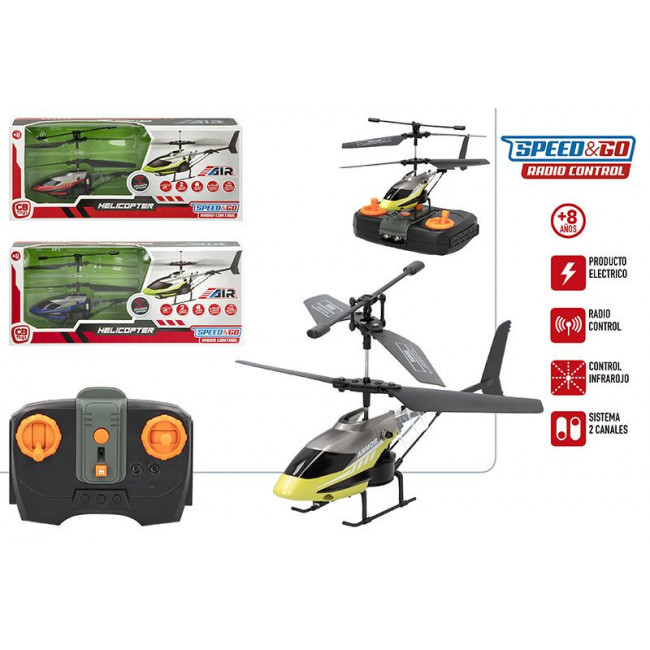 HELICÓPTERO RADIO CONTROL SPEED & GO 2