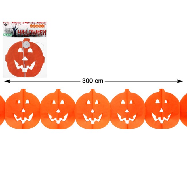 GUIRNALDA CALABAZAS HALLOWEEN 3 METROS