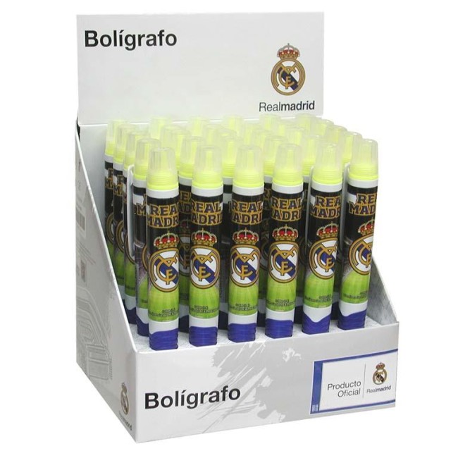 BOLÍGRAFO CON FLUORESCENTE REAL MADRID