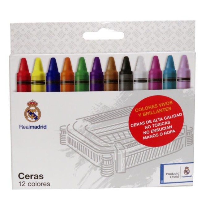 CAJA 12 CERAS DE COLORES...