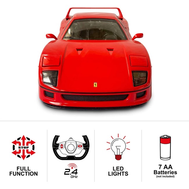 FERRARI F40 R/C ESC.1:14 CON LUZ 2