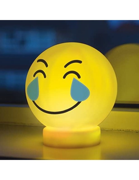 LÁMPARA LED DISTINTOS COLORES EMOTICONO "RISA"
