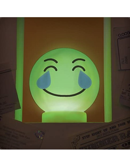 LÁMPARA LED DISTINTOS COLORES EMOTICONO "RISA"