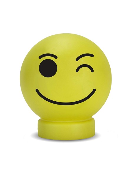 LÁMPARA LED DISTINTOS COLORES EMOTICONO "GUIÑO"