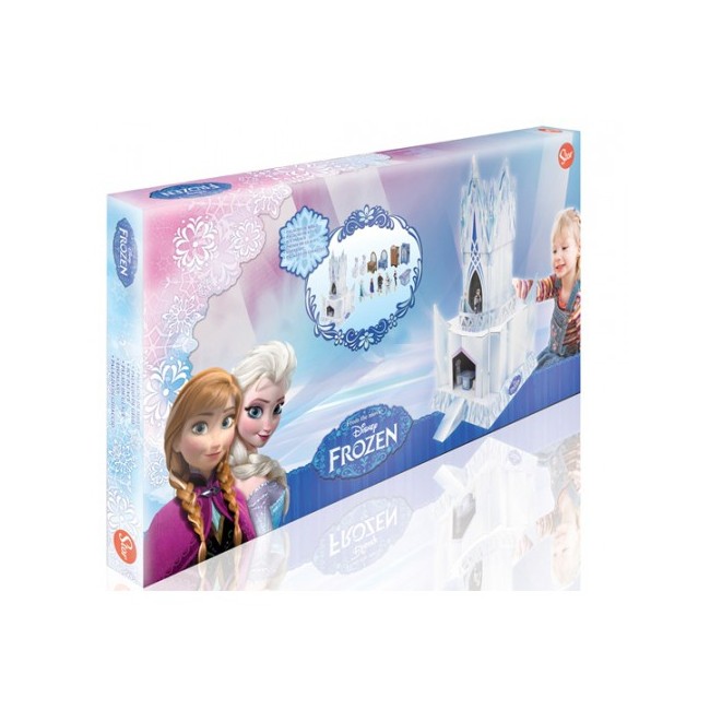 PALACIO DE HIELO CON FIGURAS Y ACCESORIOS FROZEN (PAPEL CARTÓN) 2