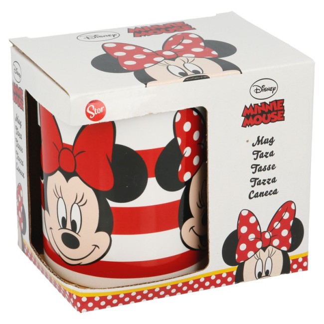 TAZA CERÁMICA MINNIE STRIPES 325 ML. 2