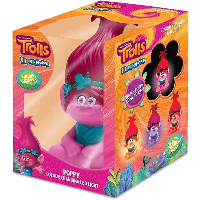 LÁMPARA LED DISTINTOS COLORES POPPY TROLLS