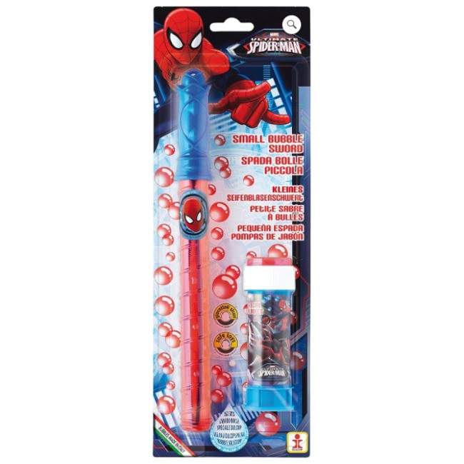 ESPADA POMPAS 28 CM+TUBO SPIDERMAN 60 ML.