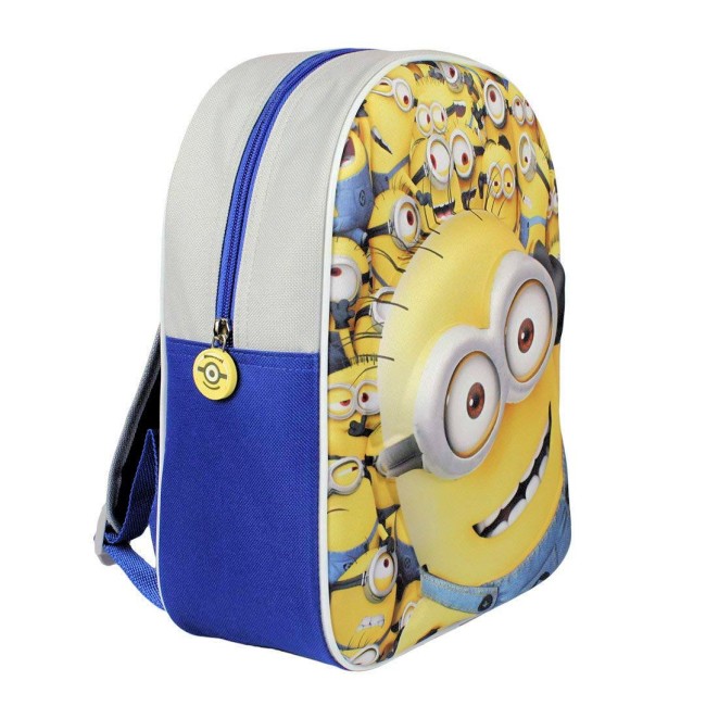 MOCHILA 3D RELIEVE MINIONS 27x31x10 CM. 2