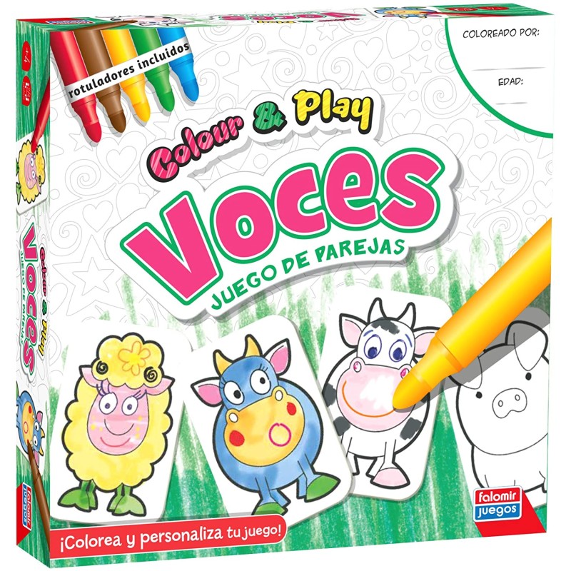 JUEGO MEMORIA COLOR & PLAY VOCES