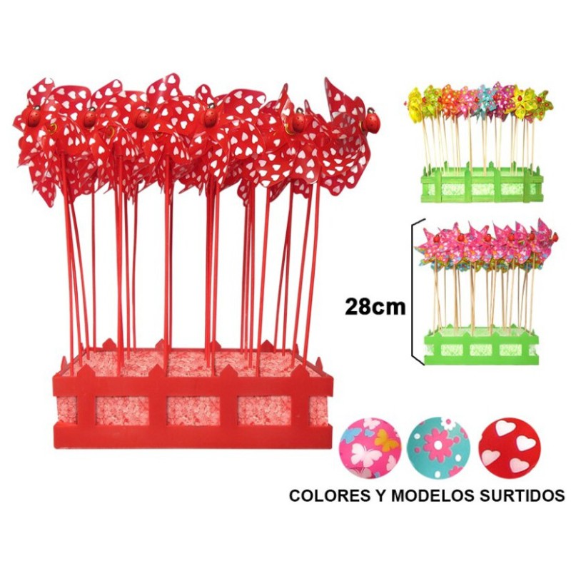MOLINILLO VIENTO COLORES 28 CM.
