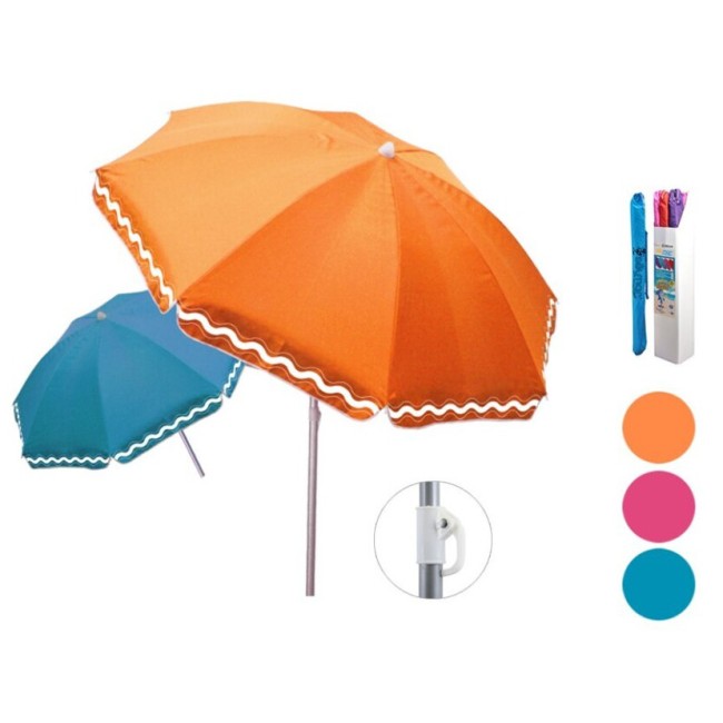 SOMBRILLA PARASOL ALUMINIO Ø 220 CM.