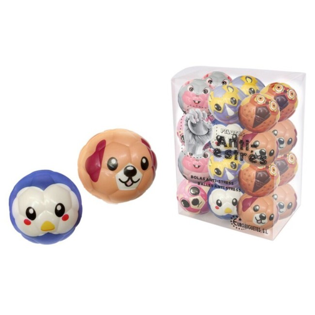 PELOTA ANTI ESTRÉS PERRO Y GATO 6,3 CM.