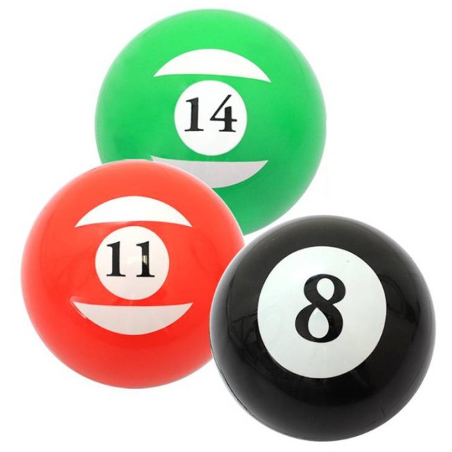 PELOTA BILLAR 12 CM. (SIN HICHAR)