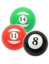 PELOTA BILLAR 12 CM. (SIN HICHAR)