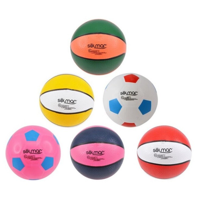 PELOTAS MINI SURTIDAS 13 CM. (SIN HINCHAR)