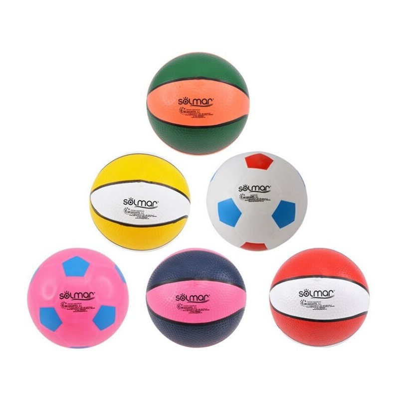 PELOTAS MINI SURTIDAS 13 CM. (SIN HINCHAR)