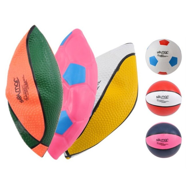 PELOTAS MINI SURTIDAS 13 CM. (SIN HINCHAR) 2