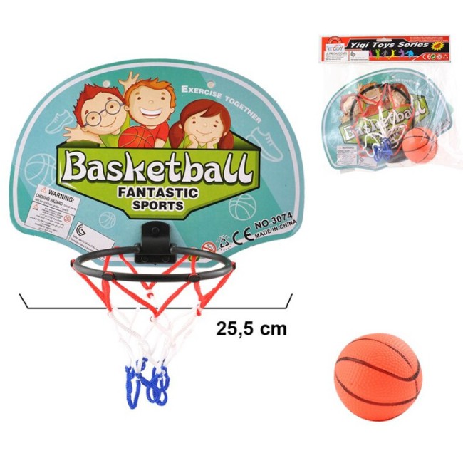 CANASTA CON PELOTA 27x26 CM. 2