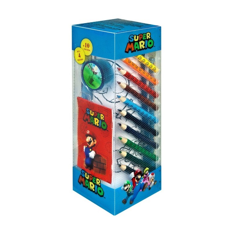SET PAPELERÍA SUPER MARIO EN TORRE 35...