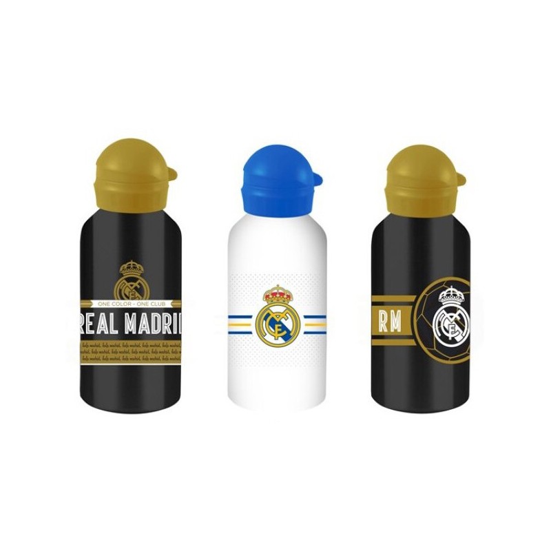 BOTELLA ALUMINIO REAL MADRID 500 ML.