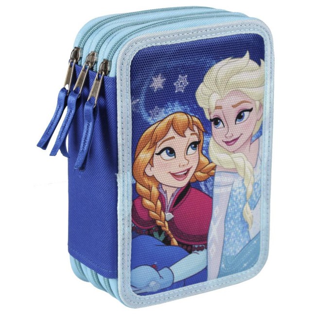 PLUMIER TRIPLE FROZEN 12,5x19,5x6,5 CM.