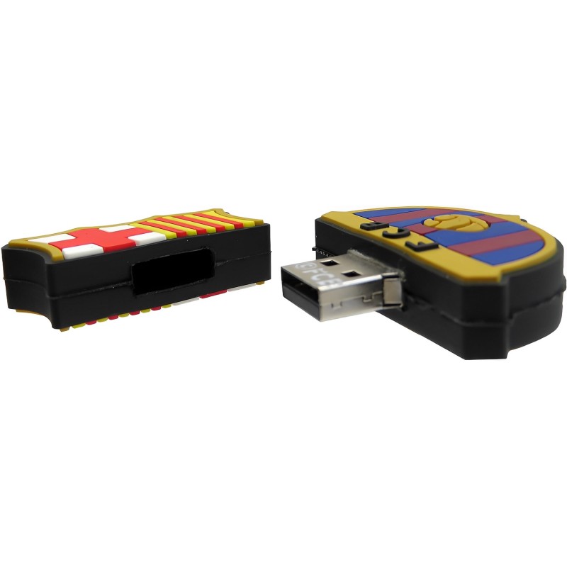 PENDRIVE USB 8 GB ESCUDO FC BARCELONA 6x4 CM.
