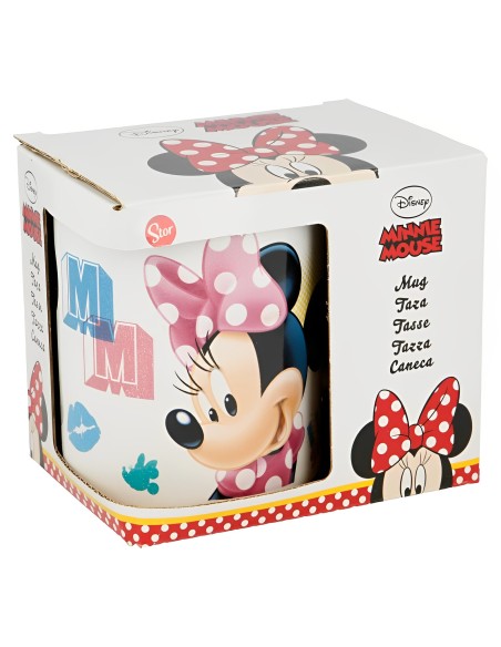 TAZA CERÁMICA MINNIE SUMMER CRUSH 325 ML.