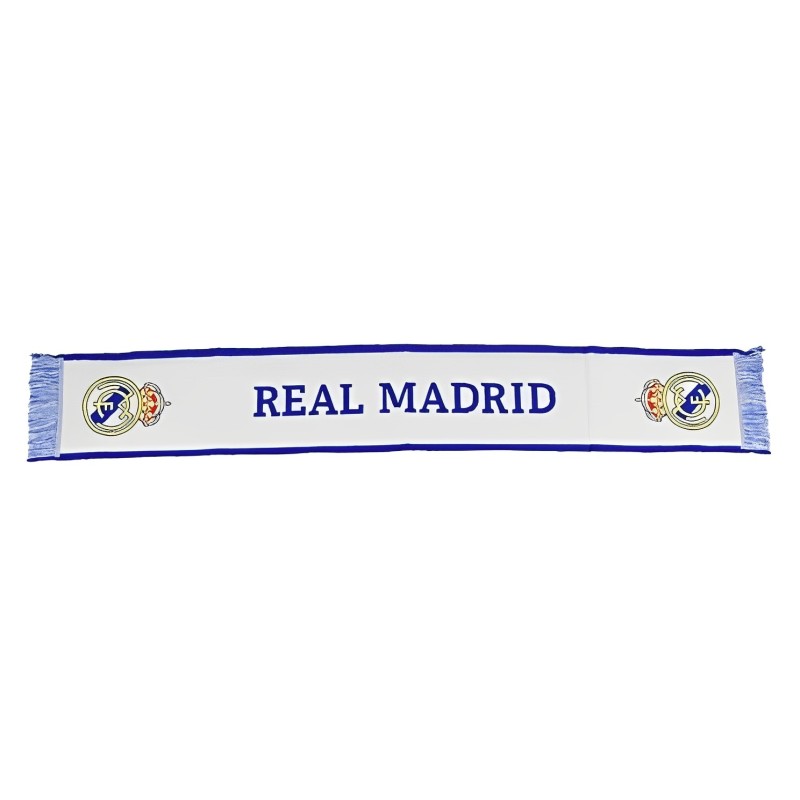 BUFANDA REAL MADRID BLANCA