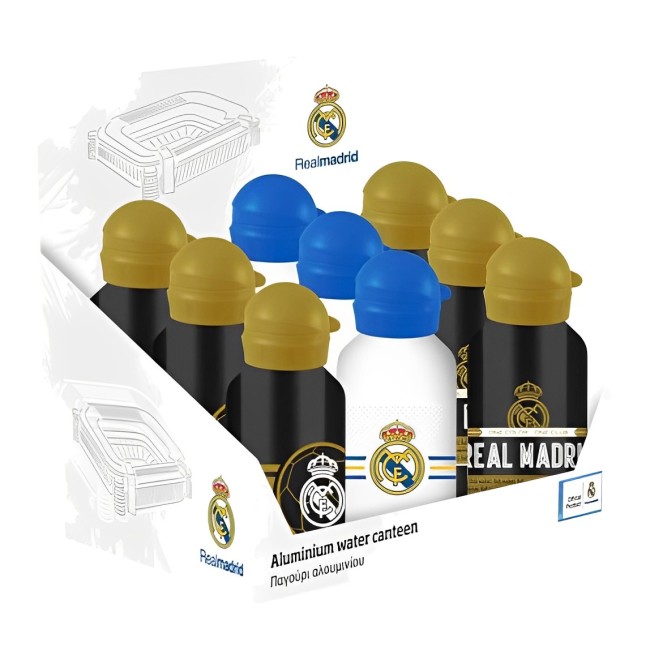 BOTELLA ALUMINIO REAL MADRID 500 ML. 2