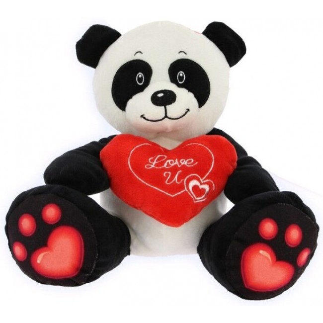 OSO PANDA CORAZÓN 18 CM.