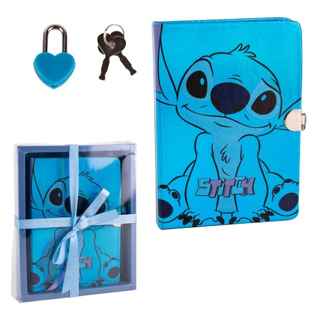 DIARIO SECRETO STITCH CON CANDADO