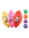 PELOTA CARA SONRIENTE SURT. Ø12 CM.