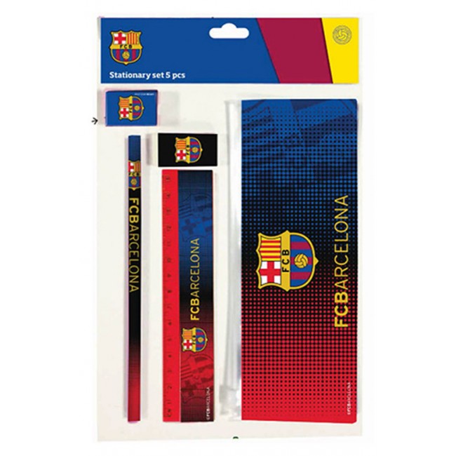 SET PAPELERÍA 5 PCS. FC BARCELONA