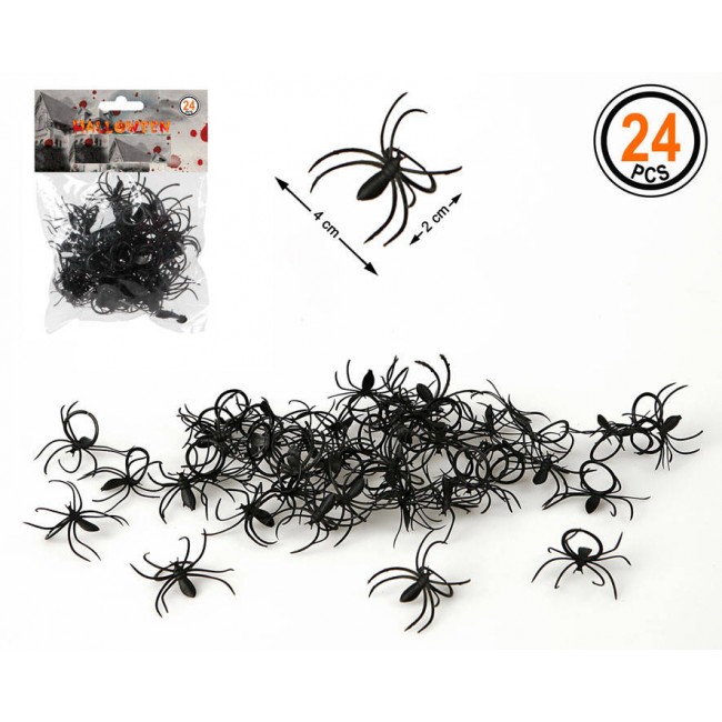 BOLSA 24 ARAÑAS HALLOWEEN