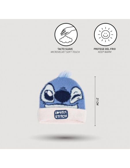 GORRO STITCH INVIERNO SUPER SOFT