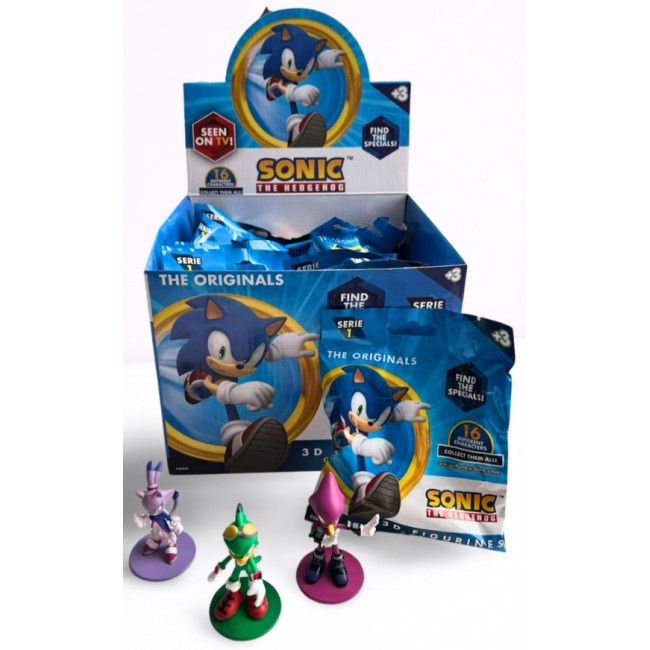 SOBRE FIGURAS SONIC 3D PVC COLECCIONABLES