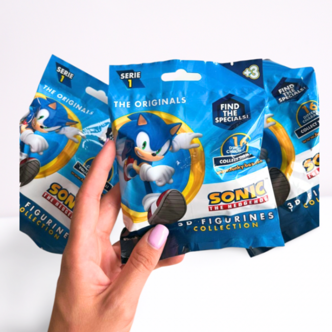 SOBRE FIGURAS SONIC 3D PVC COLECCIONABLES 2