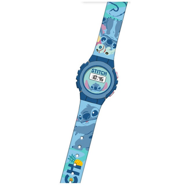 RELOJ DIGITAL STITCH AZUL 2