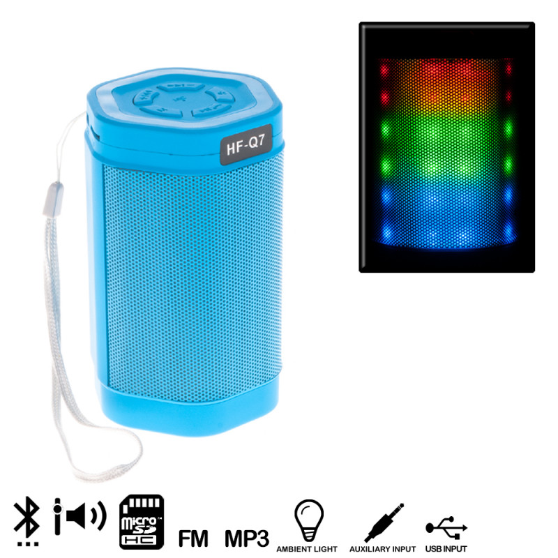 ALTAVOZ BLUETOOTH CON LUCES A TODO COLOR