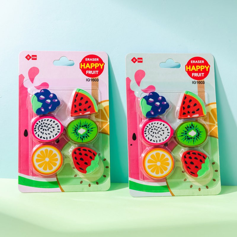 BLÍSTER 6 GOMAS FORMA FRUTA