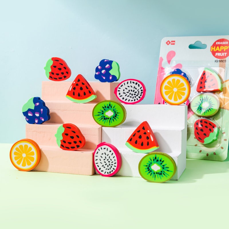 BLÍSTER 6 GOMAS FORMA FRUTA