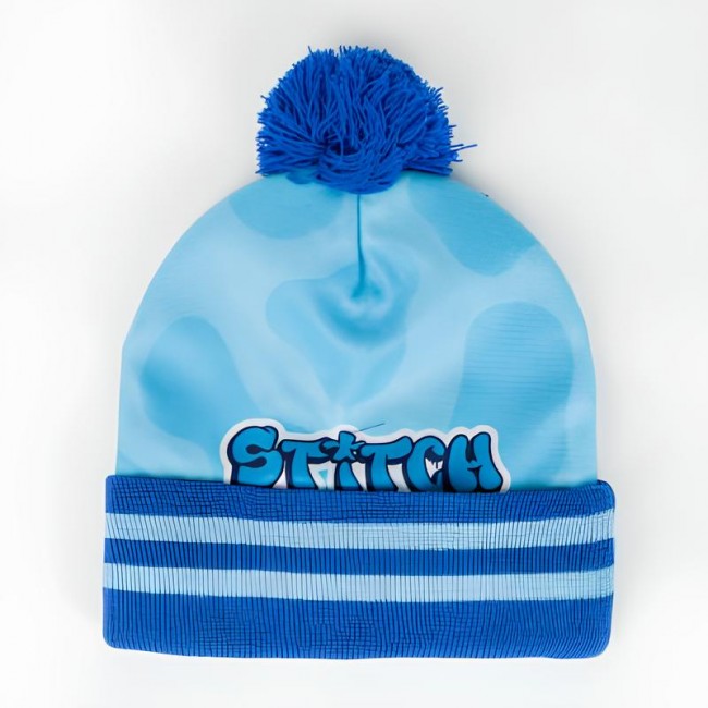 Conjunto de gorro azul y guantes a juego de Stitch para niño 2