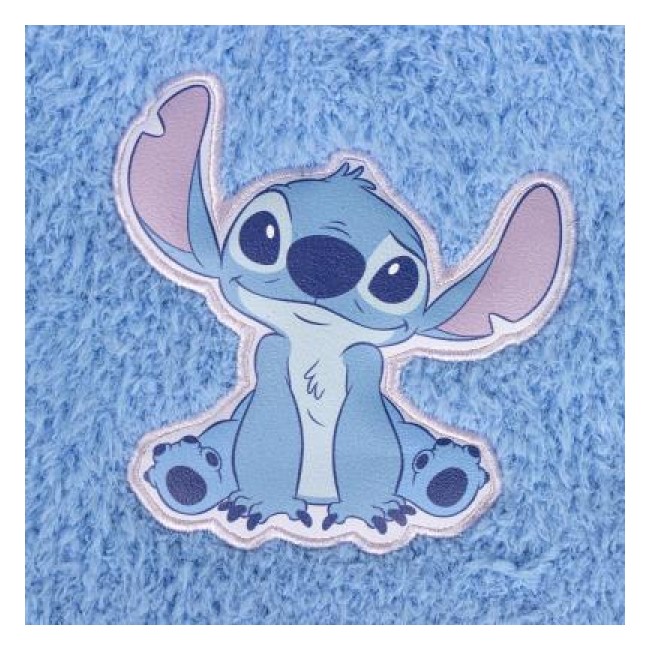 GORRO INVIERNO STITCH DISNEY CON POMPÓN TACTO PELUCHE AZUL 2